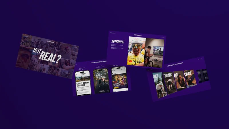 Slidy z art direction brand switche Keep it real pro ROUVY